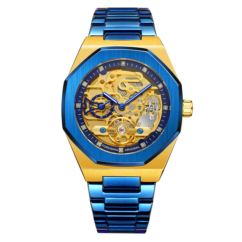 Golden Heir | The "Quantum" Forsining Skeleton – 2026 Industrial-Luxe Automatic