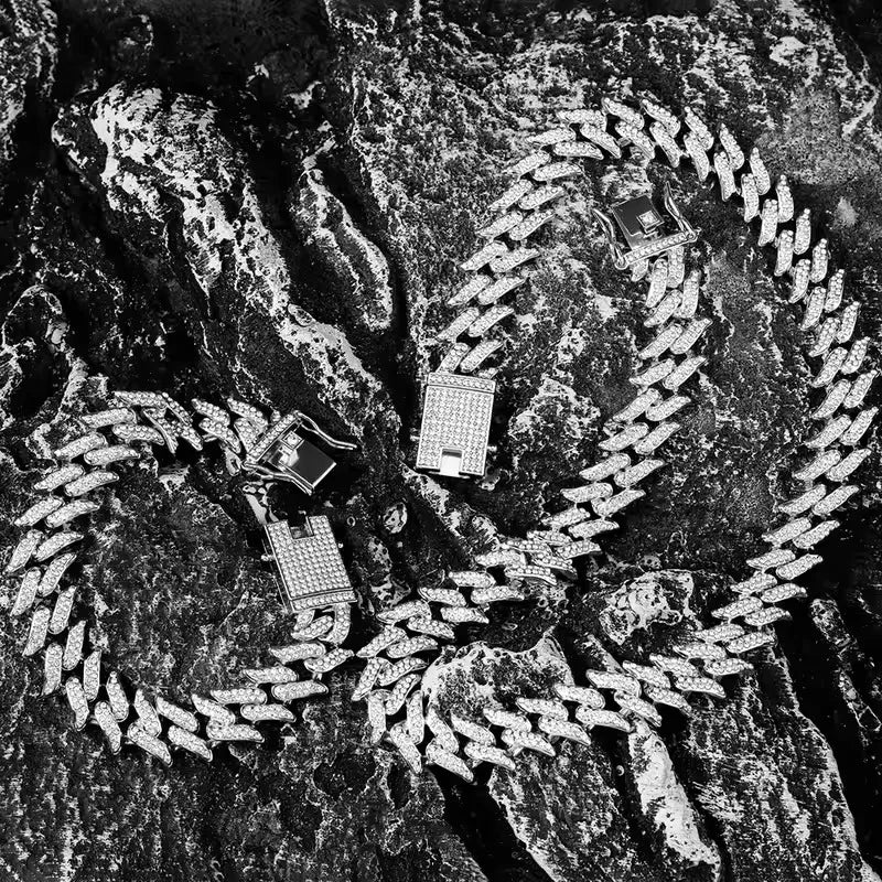 Golden Heir | Legacy - "Apex" Iced-Out Watch & Cuban Link Trio